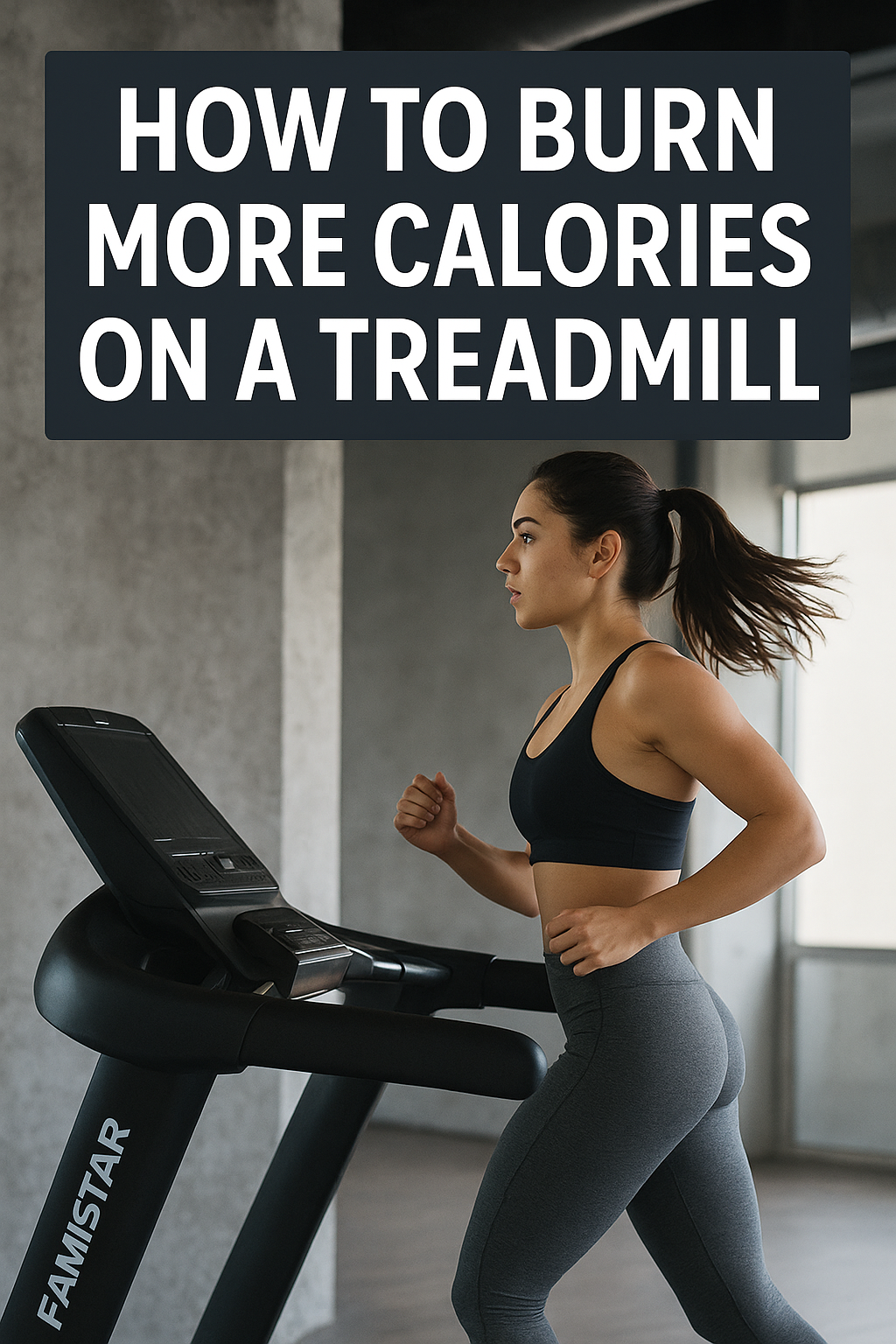 how to burn more calories on a treadmill