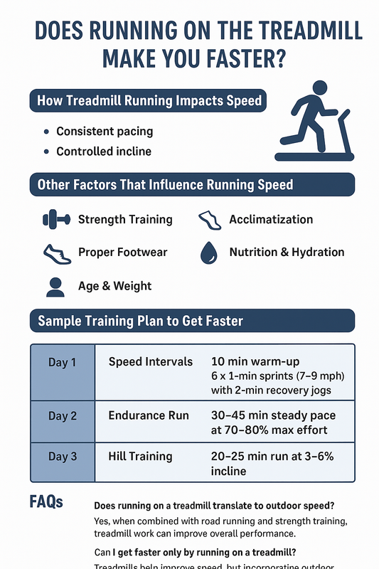 does running on the treadmill make you faster