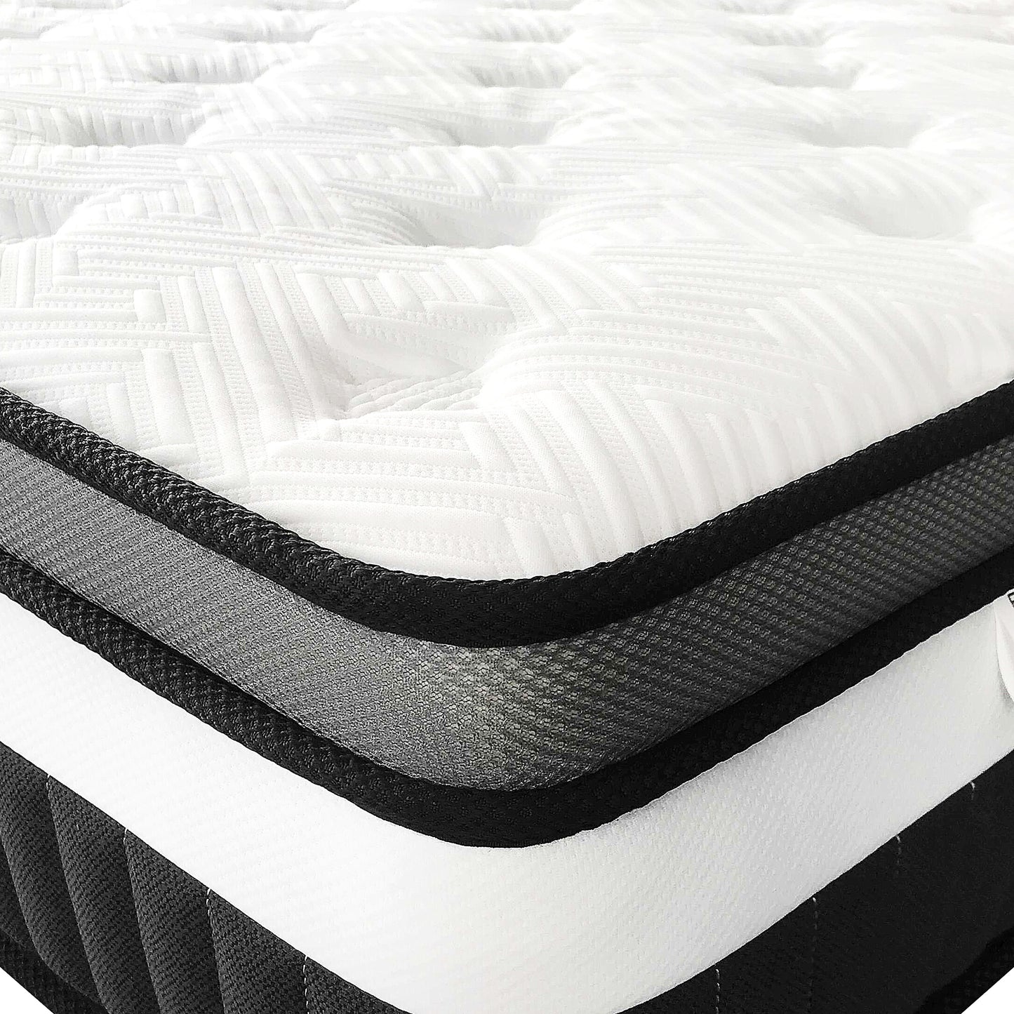 King Mattress, Famistar 14 Inch Memory Foam Mattress King Size, Innerspring Hybrid King Bed Mattress in a Box Medium Firm with Motion Isolation & Strong Support & Pressure Relief, CertiPUR-US