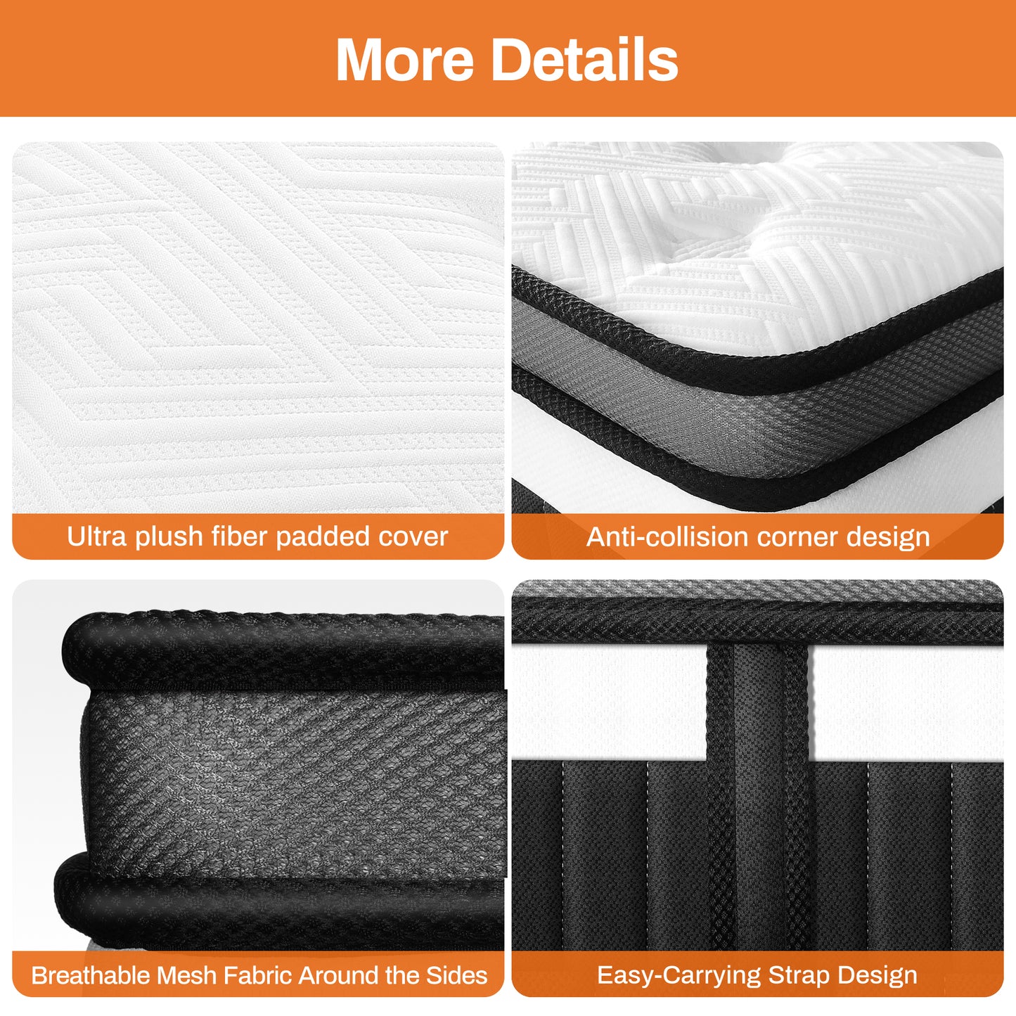 King Mattress, Famistar 14 Inch Memory Foam Mattress King Size, Innerspring Hybrid King Bed Mattress in a Box Medium Firm with Motion Isolation & Strong Support & Pressure Relief, CertiPUR-US