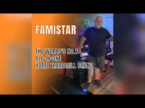 New! Famistar Treadmill T532 with Brushless Power! | Smart Folding Treadmill for Home & Office – Multiple-Level Auto Incline, Touchscreen, Bluetooth & Compact Design | For Premium Fitness