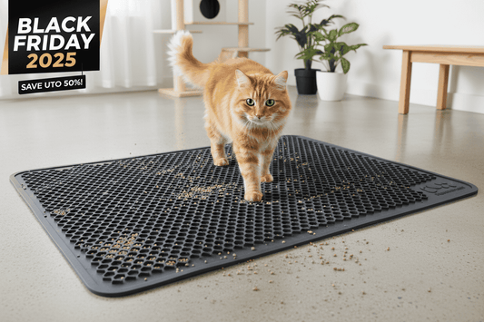 Waterproof Cat Litter Mat 2025 | Smart Floor Protection for Automatic Litter Boxes