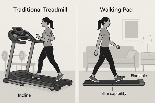 what's the difference between a treadmill and a walking pad