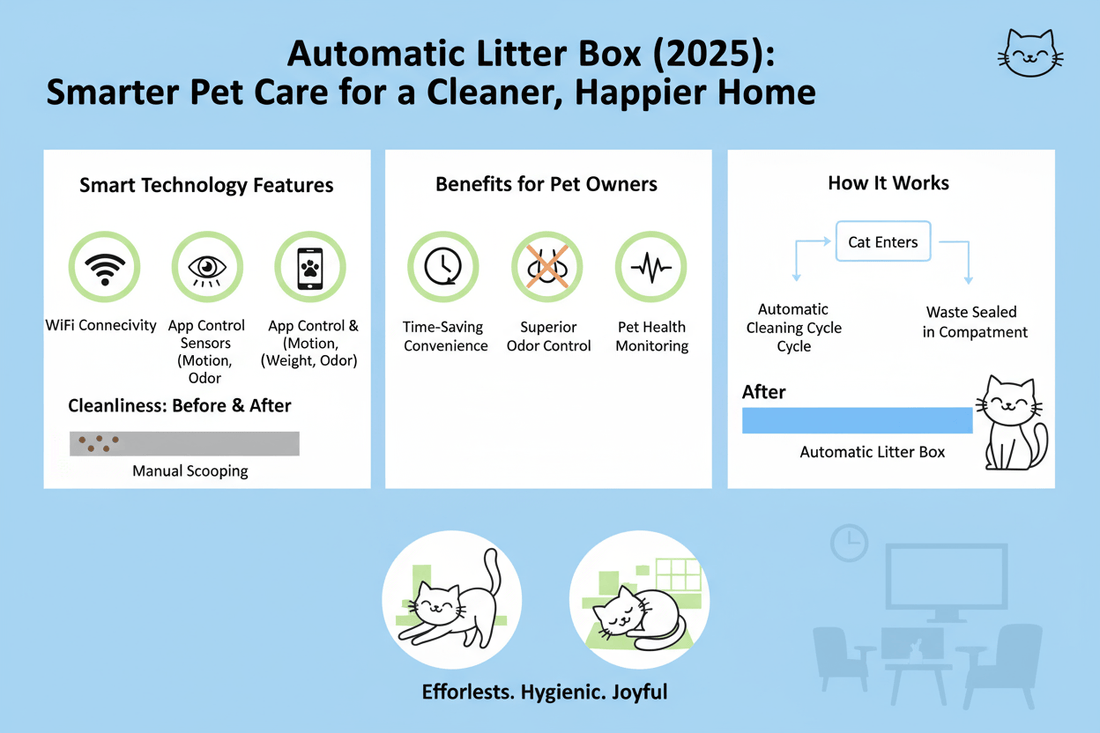 Automatic Litter Box(2025): Smarter Pet Care for a Cleaner, Happier Home