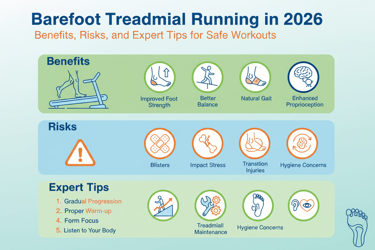 Barefoot Treadmill Running 2026: Benefits, Risks & Safe Tips – Famistar.net