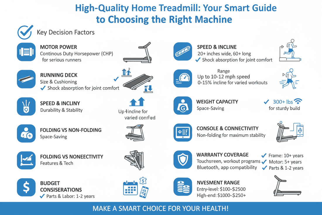 High-Quality Home Treadmill: Your Smart Guide to Choosing the Right Machine