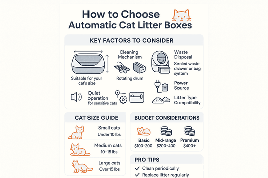 How to Choose Automatic Cat Litter Boxes — Smart, Comfortable & Clean