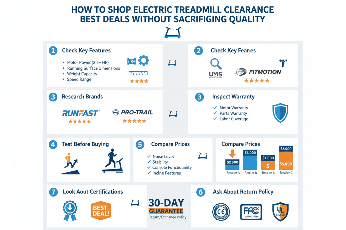 How to Shop Electric Treadmill Clearance Best Deals Without Sacrificing Quality