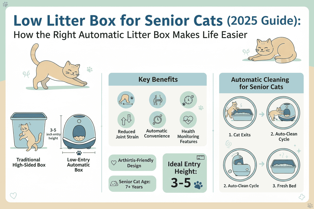 Low Litter Box for Senior Cats 2026 | Automatic & Smart FAMISTAR Cat ...