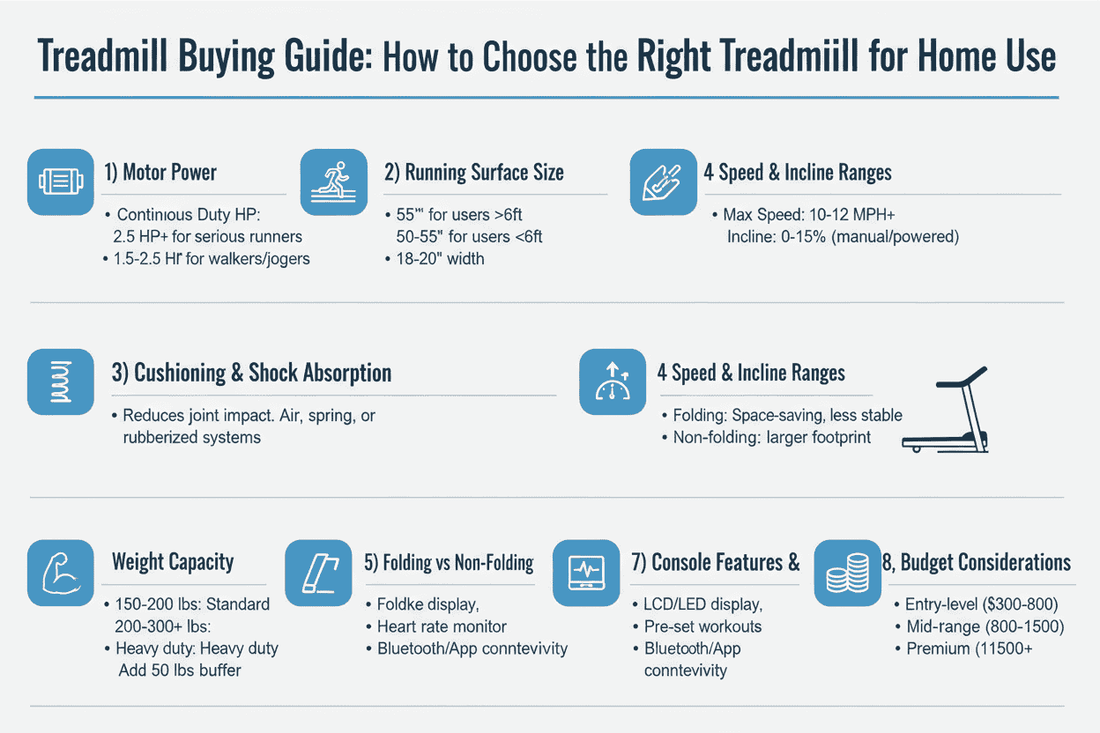 Treadmill Buying Guide 2025: How to Choose the Right Tread Mill for Home Use