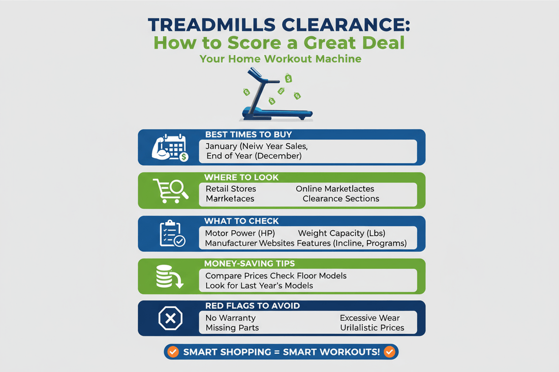 Treadmills Clearance 2025: How to Score a Great Deal on Your Home Workout Machine