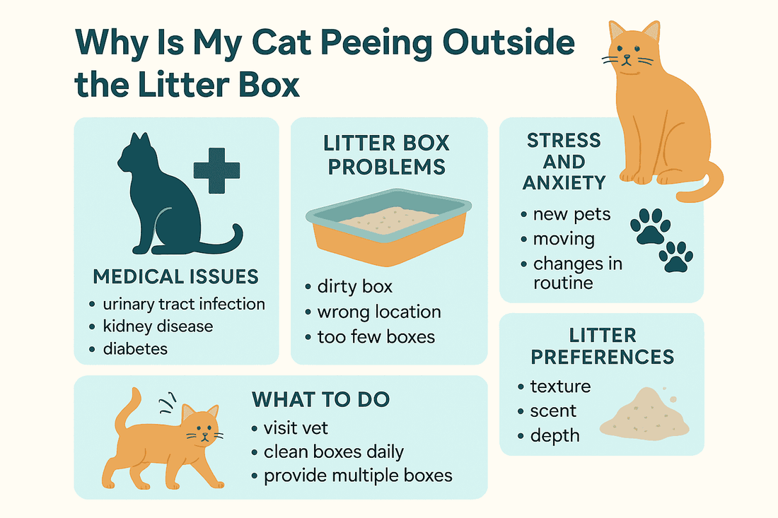 Why Is My Cat Peeing Outside the Litter Box? Behavioural & Practical Solutions