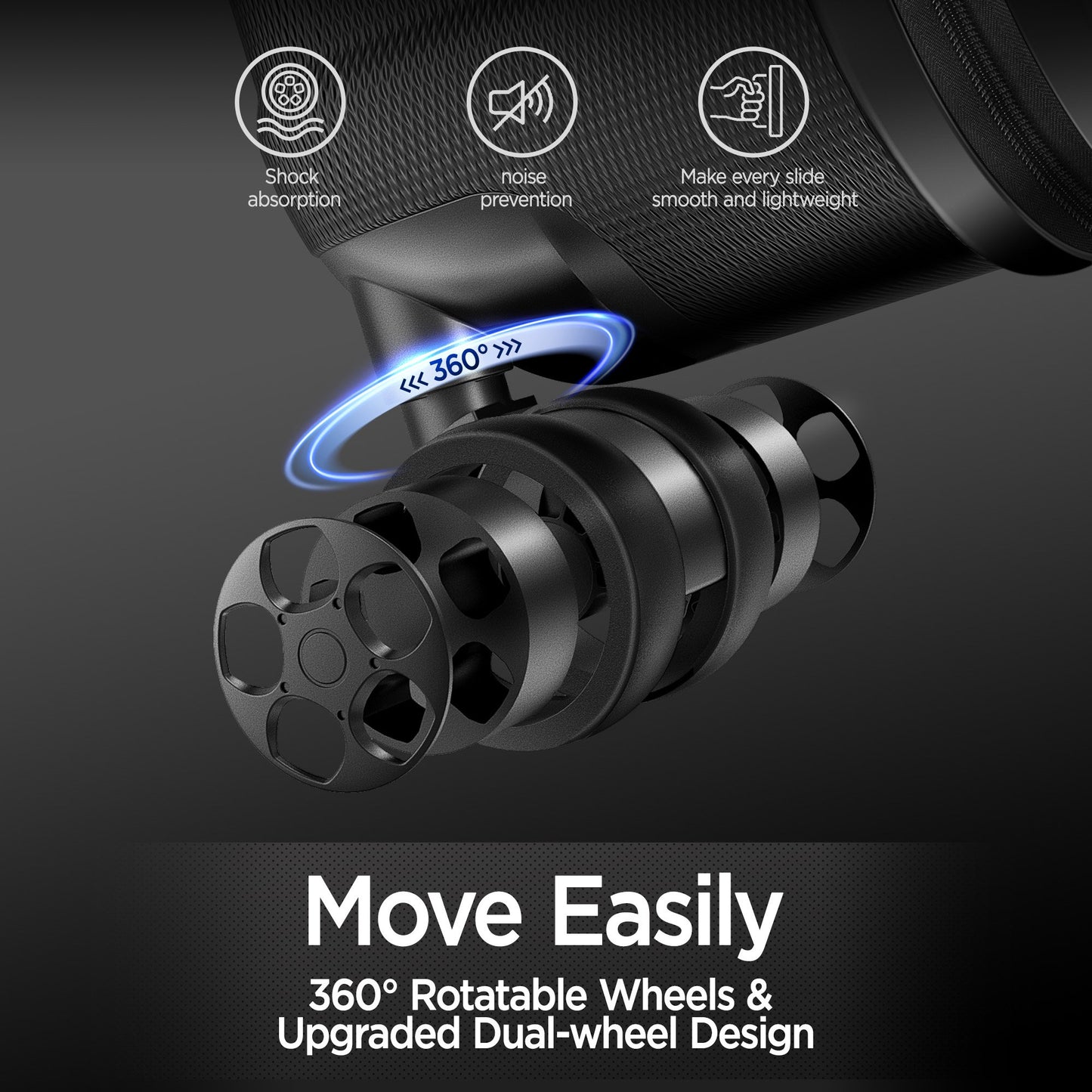 Organized packing with 11-piece luggage set including toiletry case and packing cubes - Black Friday deals