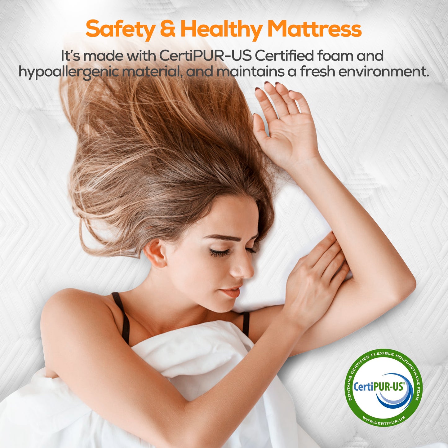 Queen Size Mattress, Famistar 14 Inch Memory Foam Mattress in a Box, Individual Innerspring hybrid Queen Bed Mattress, Medium Firm, CertiPUR-US Certified