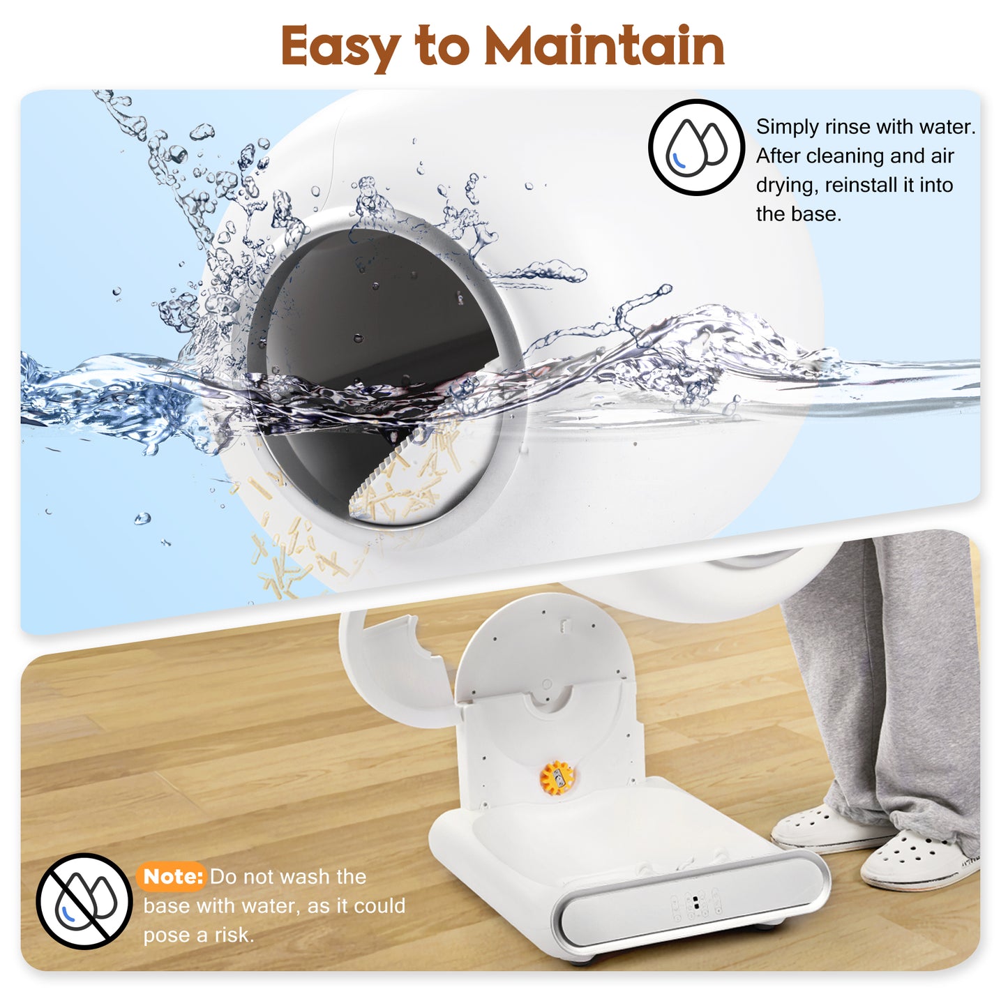 Famistar Smart Self-Cleaning Cat Litter Box 65L – Automatic, Odor-Free & App-Controlled