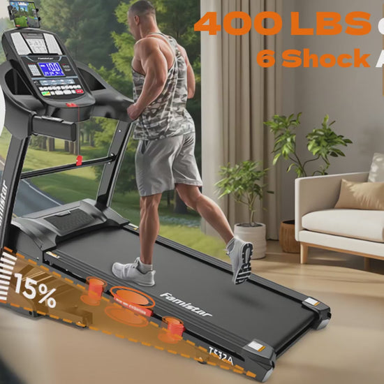 Famistar T532 Treadmill with cooling fan