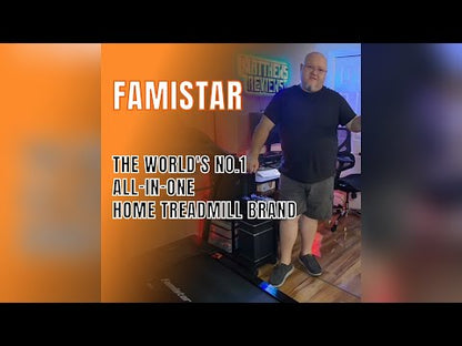 New! Famistar Treadmill T532 with Brushless Power! | Smart Folding Treadmill for Home & Office – Multiple-Level Auto Incline, Touchscreen, Bluetooth & Compact Design | For Premium Fitness